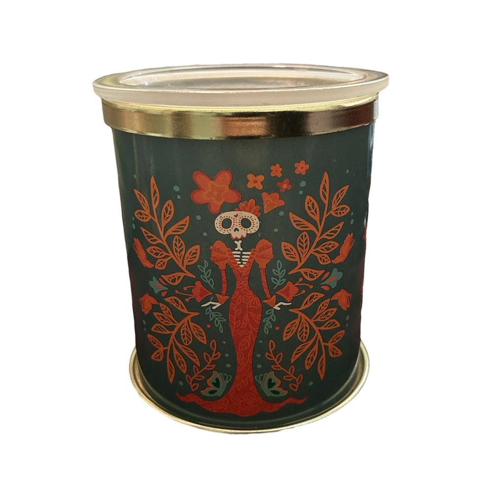 Decorative Lamp Candle Warmer with Skeleton Day Of The Dead Design